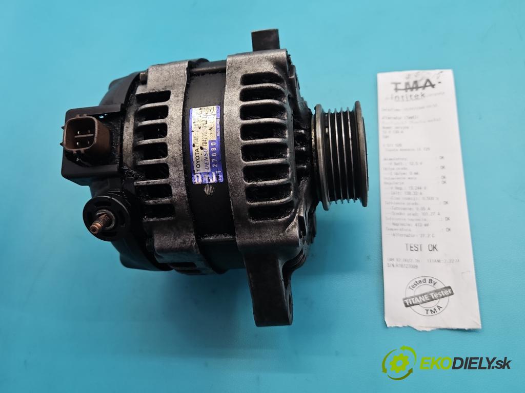 Toyota Avensis II T25 2003-2008 2.0 D4D 116 hp manual 85 kW 1995 cm3 5- Alternator 27060-27090 (Alternátor)
