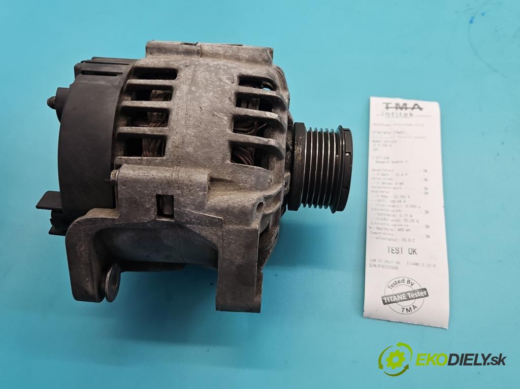 Renault Scenic I 1996-2003 1.9 dci 102 hp manual 75 kW 1870 cm3 5- Alternator  (Alternátor)