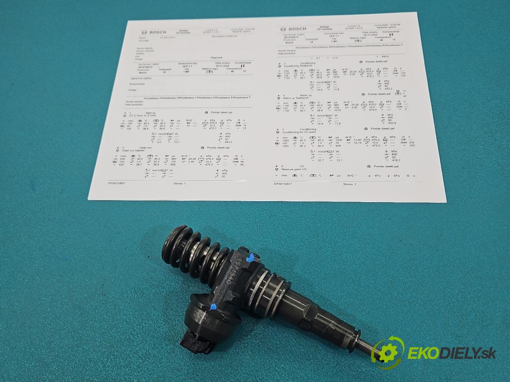 Skoda Octavia II 2004-2013 1.9 tdi BKC 105 hp manual 77 kW 1896 cm3 5- vstřikovací čerpadlo 0414720215 (Vstřikovač paliva)