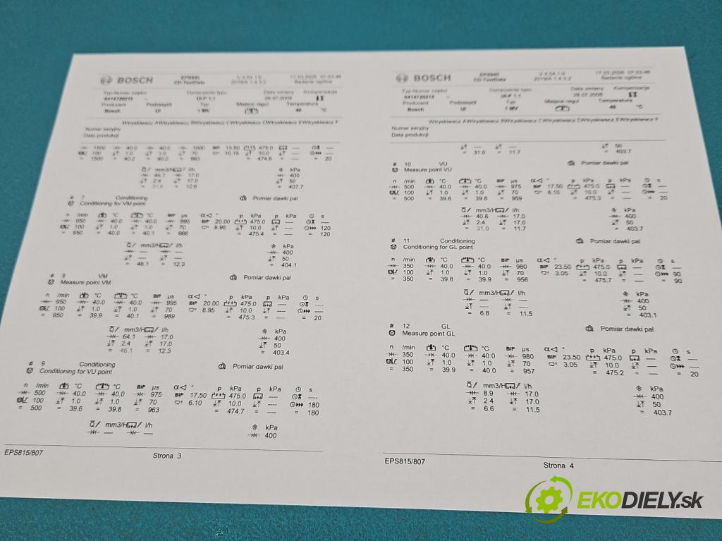 Vw Passat B6 2005-2010 1.9 tdi 105 hp manual 77 kW 1896 cm3 4- vstřikovací čerpadlo 0414720215 (Vstřikovač paliva)