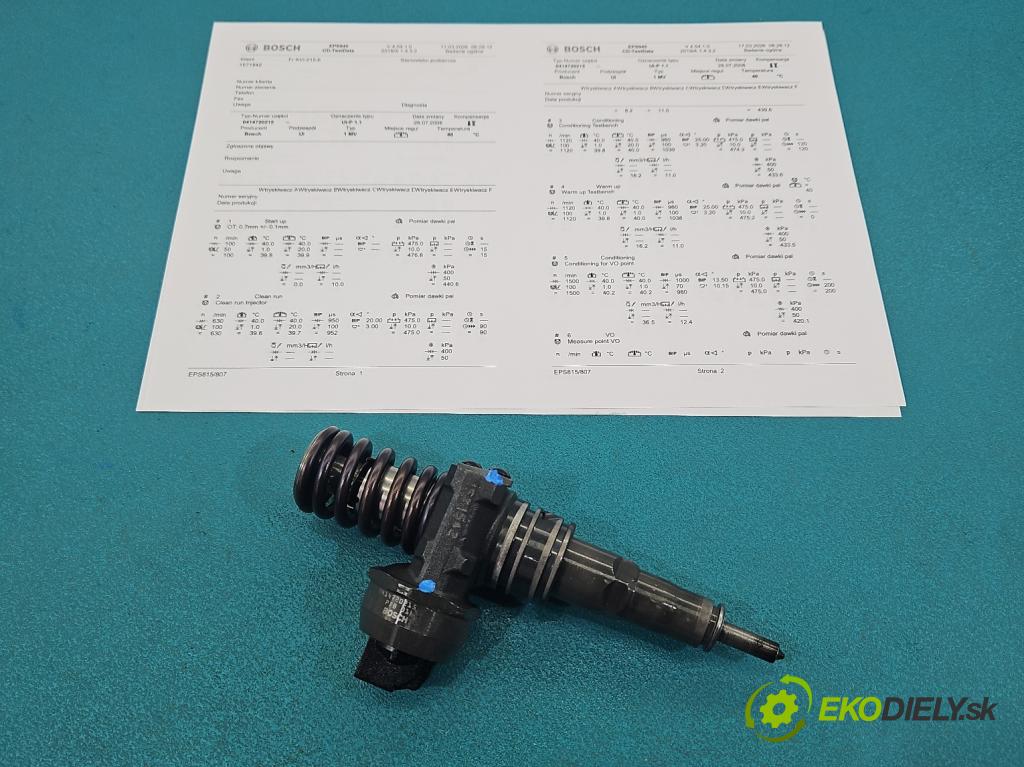 Vw Touran I 2003-2015 1.9 tdi 105 HP manual 77 kW 1896 cm3 5- vstrekovacie čerpadlo 0414720215 (Vstrekovač paliva)