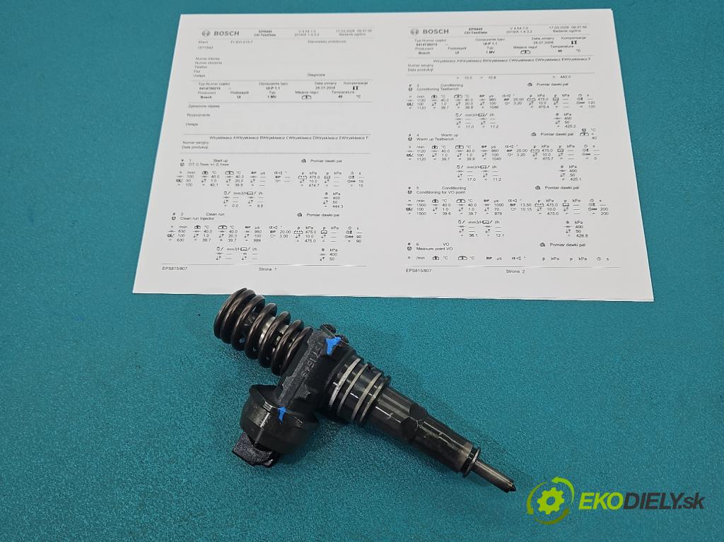 Vw Touran I 2003-2015 1.9 tdi 105 HP manual 77 kW 1896 cm3 5- vstrekovacie čerpadlo 0414720215 (Vstrekovač paliva)