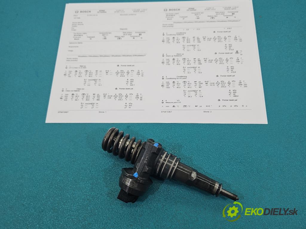 Skoda Roomster 1.4 TDi 69KM manual 51 kW 1422 cm3 5- vstrekovacie čerpadlo 0414720215 (Vstrekovač paliva)