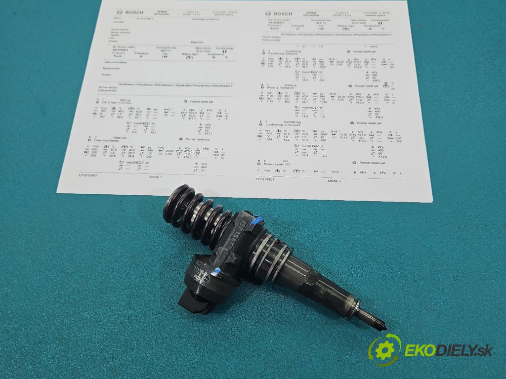 Skoda Roomster 1.4 TDi 69KM manual 51 kW 1422 cm3 5- vstrekovacie čerpadlo 0414720215 (Vstrekovač paliva)