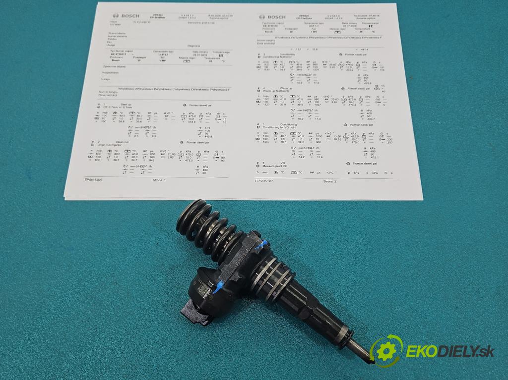 Skoda Roomster 1.4 TDi 69KM manual 51 kW 1422 cm3 5- vstrekovacie čerpadlo 0414720215 (Vstrekovač paliva)
