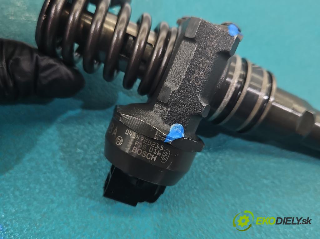 Audi A3 8P 2003-2012 1.9 tdi BKC 105 HP manual 77 kW 1896 cm3 3- vstrekovacie čerpadlo 0414720215 (Vstrekovač paliva)