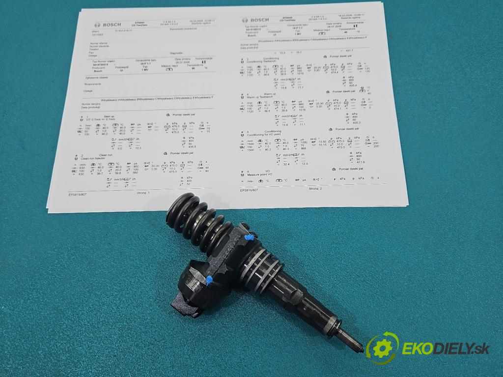 Audi A3 8P 2003-2012 1.9 tdi BKC 105 HP manual 77 kW 1896 cm3 3- vstrekovacie čerpadlo 0414720215 (Vstrekovač paliva)