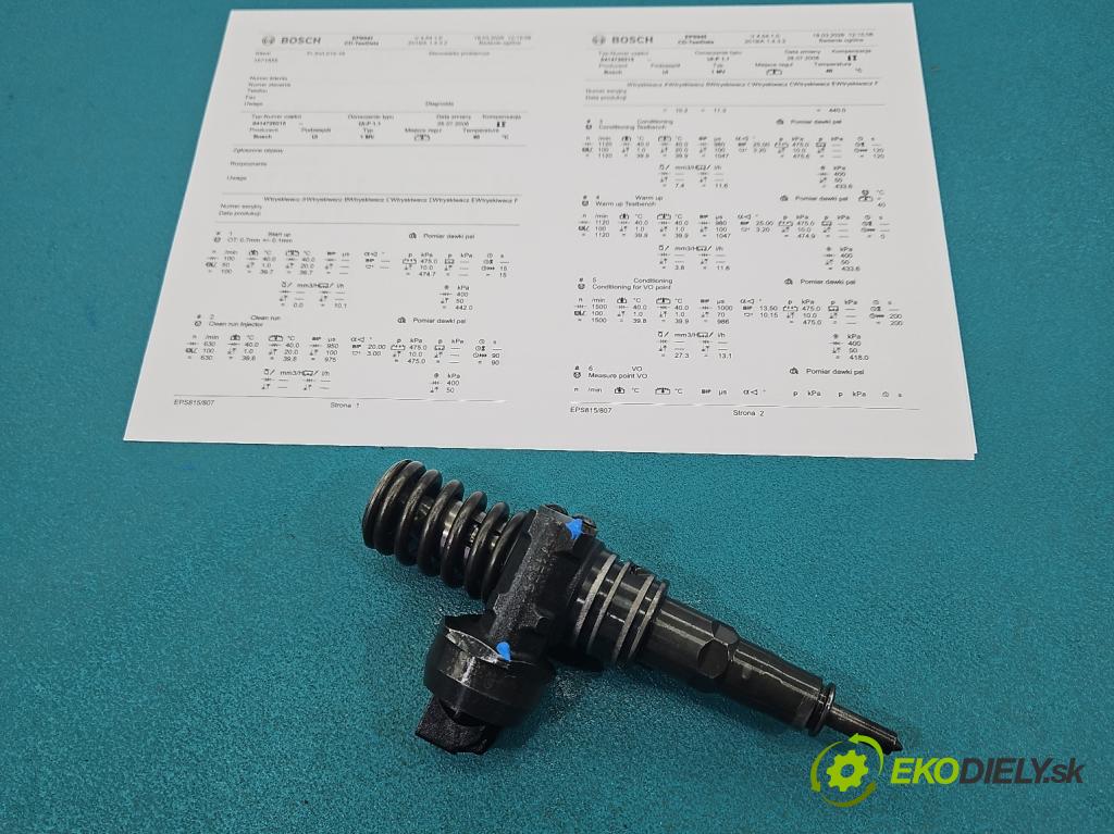 Vw Golf IV 1997-2003 1.9 tdi 101 HP manual 74 kW 1896 cm3 5- vstrekovacie čerpadlo 0414720215 (Vstrekovač paliva)