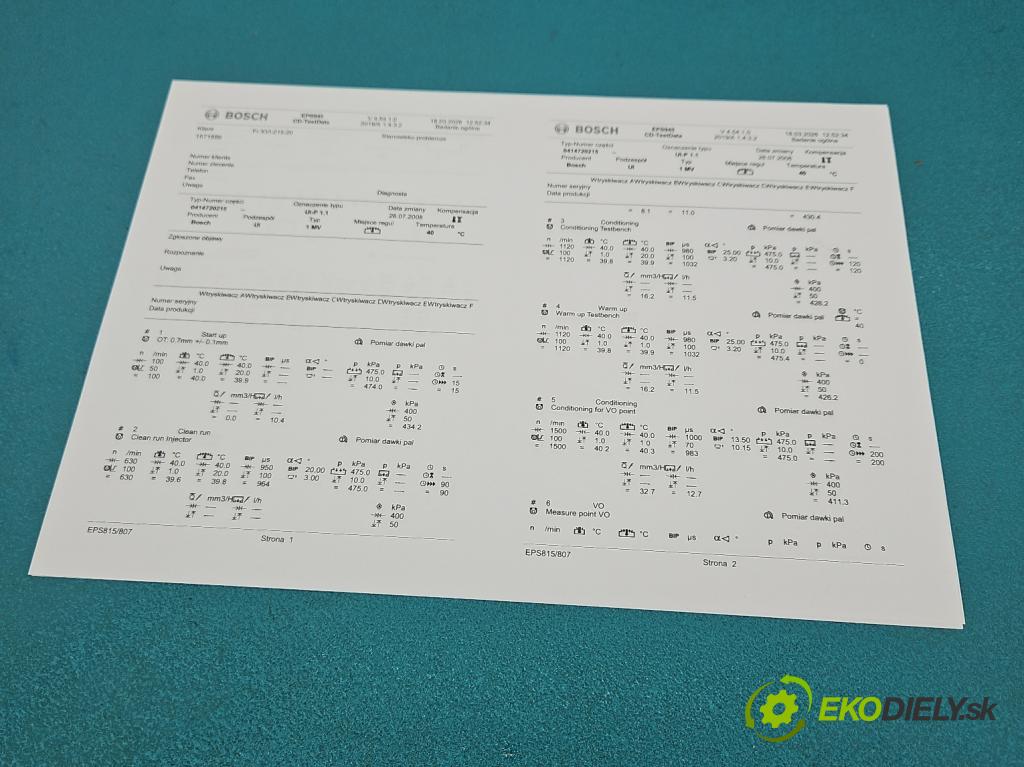 Vw Golf IV 1997-2003 1.9 tdi 101 HP manual 74 kW 1896 cm3 5- vstrekovacie čerpadlo 0414720215 (Vstrekovač paliva)