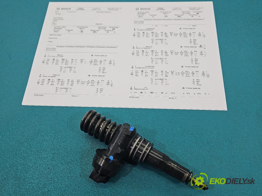 Vw Golf IV 1997-2003 1.9 tdi 101 HP manual 74 kW 1896 cm3 5- vstrekovacie čerpadlo 0414720215 (Vstrekovač paliva)