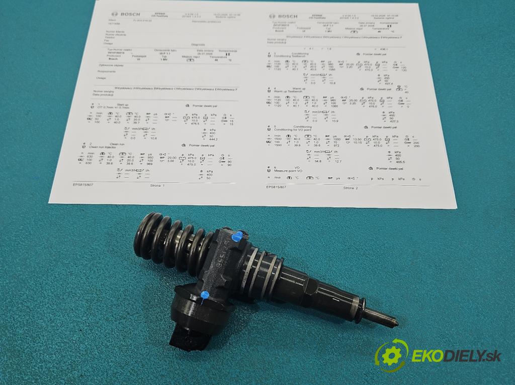Skoda Octavia II 2004-2013 1.9 tdi 105 HP manual 77 kW 1896 cm3 5- vstrekovacie čerpadlo 0414720215 (Vstrekovač paliva)