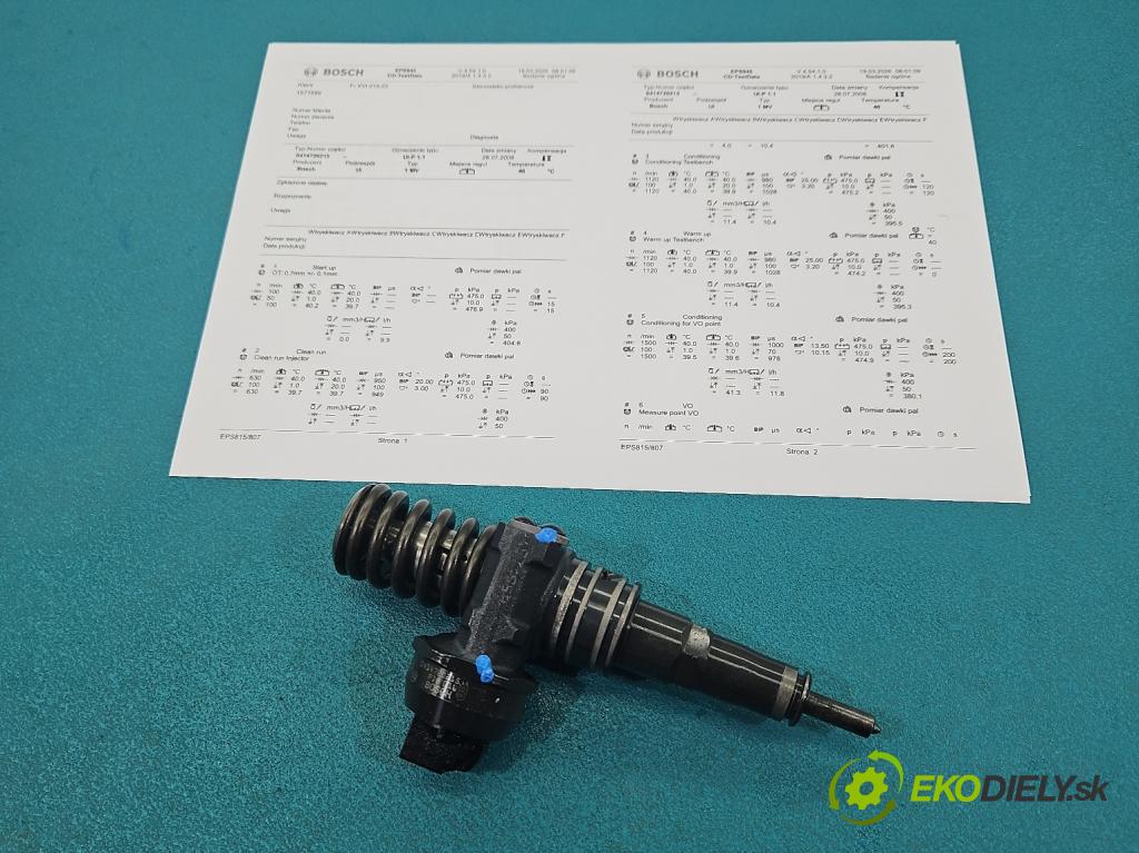 Skoda Octavia II 2004-2013 1.9 tdi 105 HP manual 77 kW 1896 cm3 5- vstrekovacie čerpadlo 0414720215 (Vstrekovač paliva)