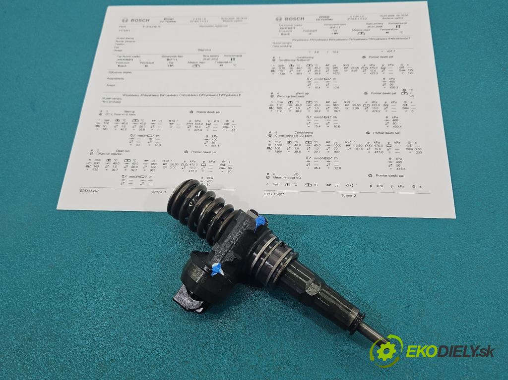 Skoda Octavia II 2004-2013 1.9 tdi 105 HP manual 77 kW 1896 cm3 5- vstrekovacie čerpadlo 0414720215 (Vstrekovač paliva)