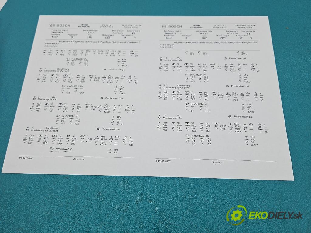 Vw Passat B6 2005-2010 1.9 tdi 105 HP manual 77 kW 1896 cm3 4- vstrekovacie čerpadlo 0414720215 (Vstrekovač paliva)