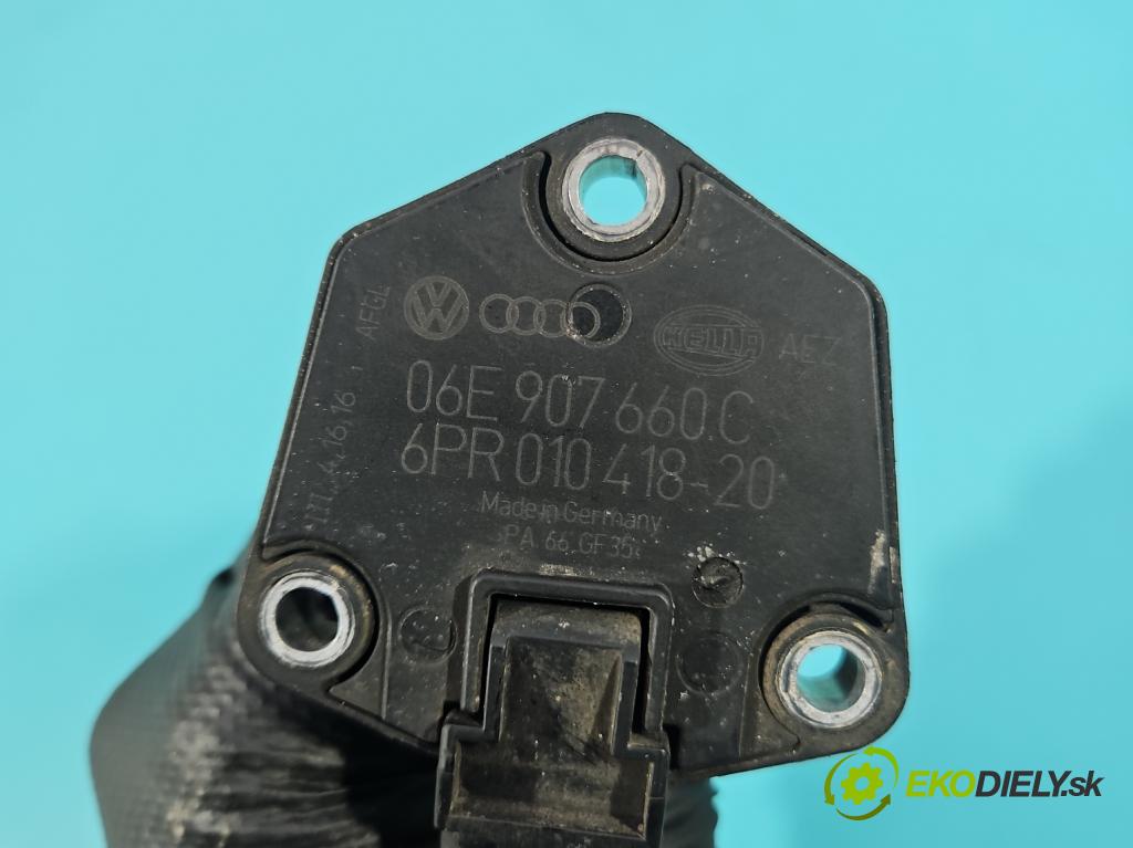 Skoda Fabia III 2014- 2021 1.0 MPI 60 HP manual 44 kW 999 cm3 5- snímač úroveň: oleja: 06E907660C (Snímač)