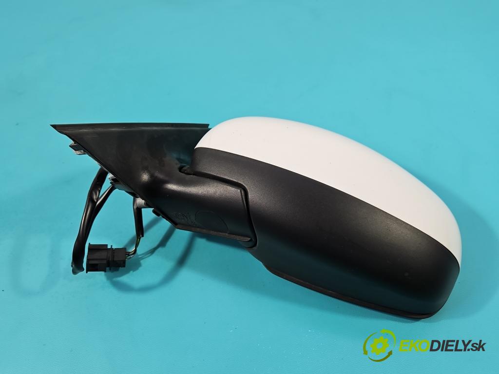 Skoda Fabia II 2007-2014 1.6 tdi CAYA 105 HP manual 77 kW 1598 cm3 5- zrkadlo ľavé 5J1857501CD (Kľučka dverí ostatné)