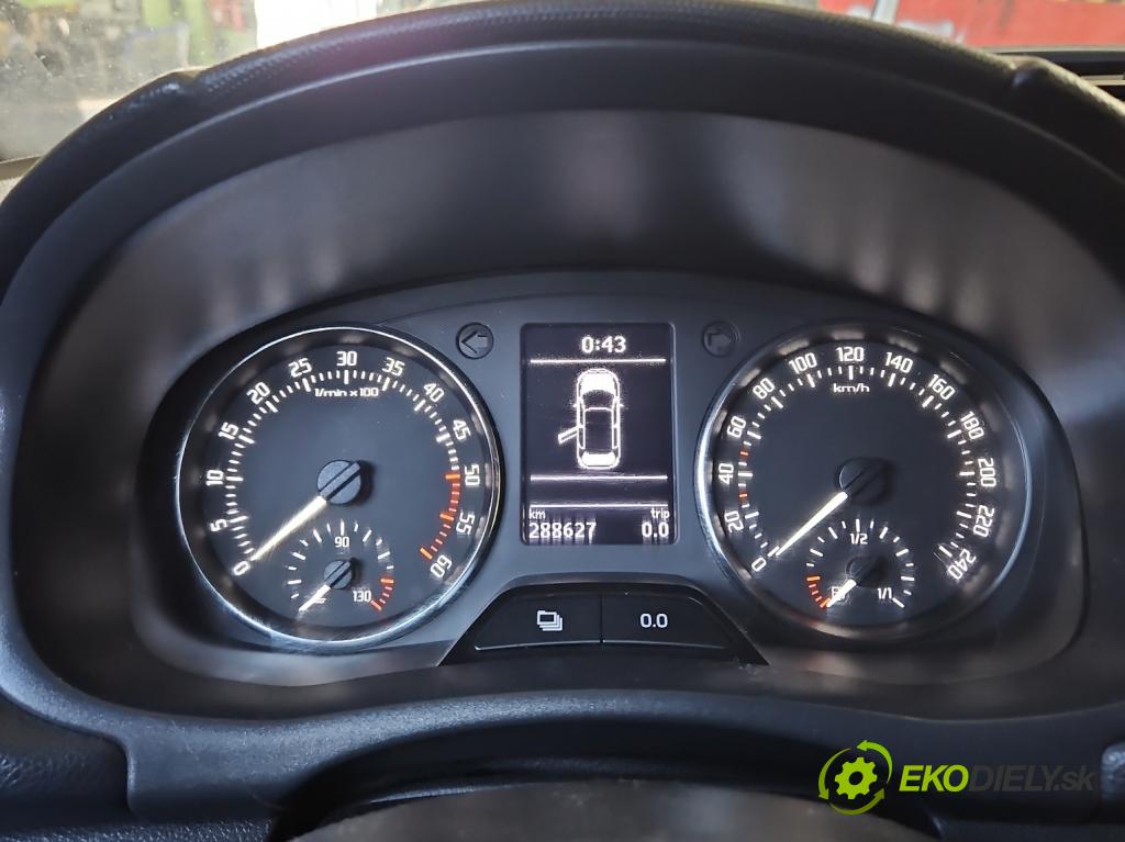 Skoda Fabia II 2007-2014 1.6 tdi CAYA 105 hp manual 77 kW 1598 cm3 5- Přístrojová deska 5J0920841K (Přístrojová deska)