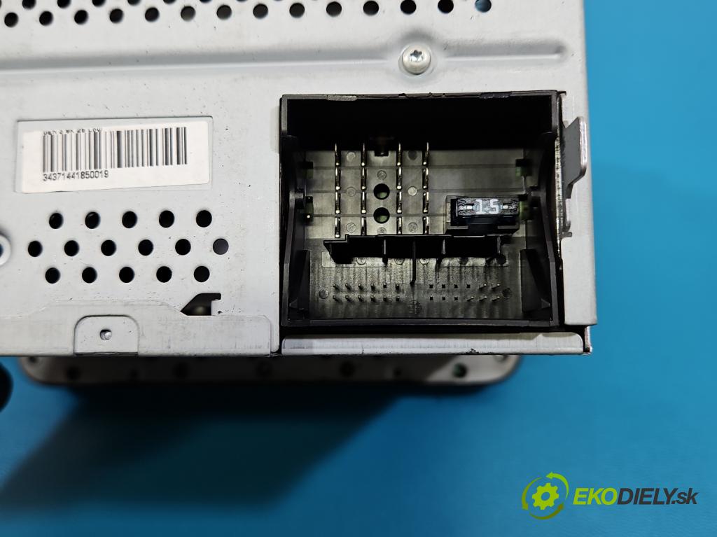 Skoda Fabia II 2007-2014 1.6 tdi CAYA 105 HP manual 77 kW 1598 cm3 5- Radio originál 5J0035161G