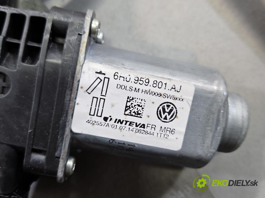 Skoda Fabia II 2007-2014 1.6 tdi CAYA 105 HP manual 77 kW 1598 cm3 5- mechanizmus okna predné ľavý 6R0959801AJ