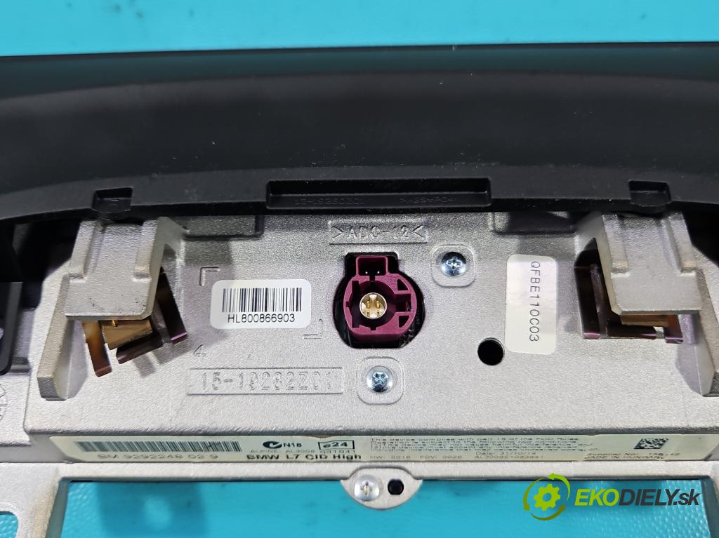 Bmw 3 F30 2011-2018 2.0d N47D20 184hp automatic 135 kW 1995 cm3 5- Zobrazit: 9292248 (Prístrojová doska)