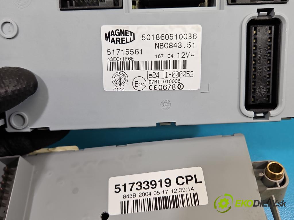 Lancia Ypsilon II 2003-2011 1.2 16V 80 hp manual 59 kW 1242 cm3 3- řídící jednotka motoru 0261208033