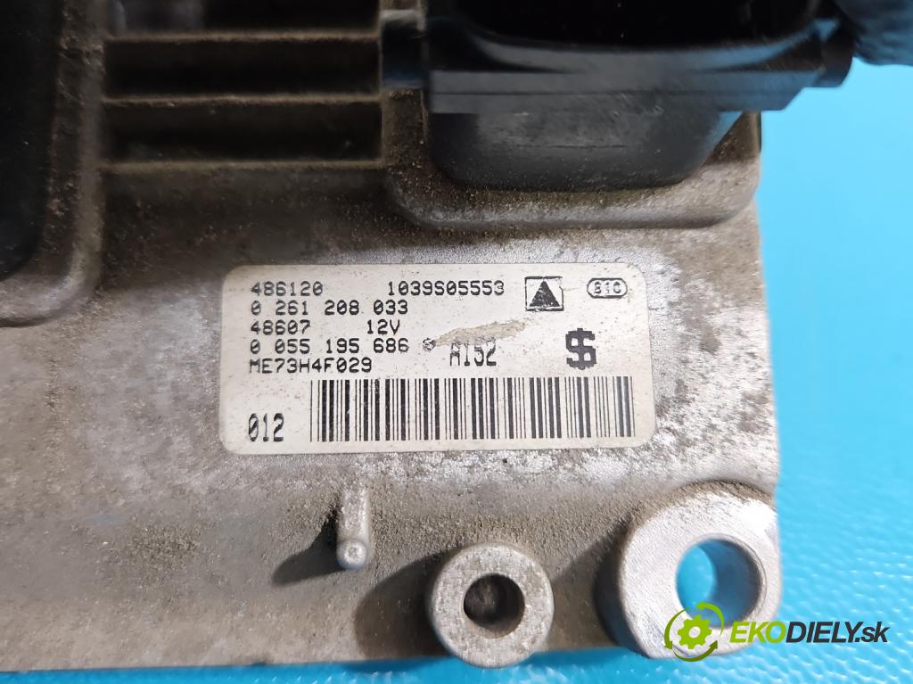 Lancia Ypsilon II 2003-2011 1.2 16V 80 hp manual 59 kW 1242 cm3 3- řídící jednotka motoru 0261208033