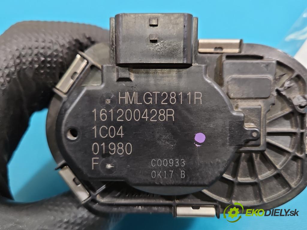 Renault Clio V 2019- 1.0 91KM automatic 67 kW 999 cm3 5- škrticí klapka 161200428R (Škrticí klapka)