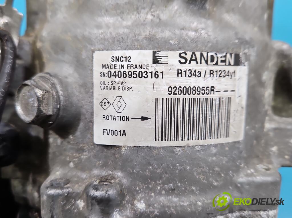 Renault Clio V 2019- 1.0 91 KM automatic 67 kW 999 cm3 5- Kompresor: klimatizácie 926008955R (Kompresor klimatizácie)