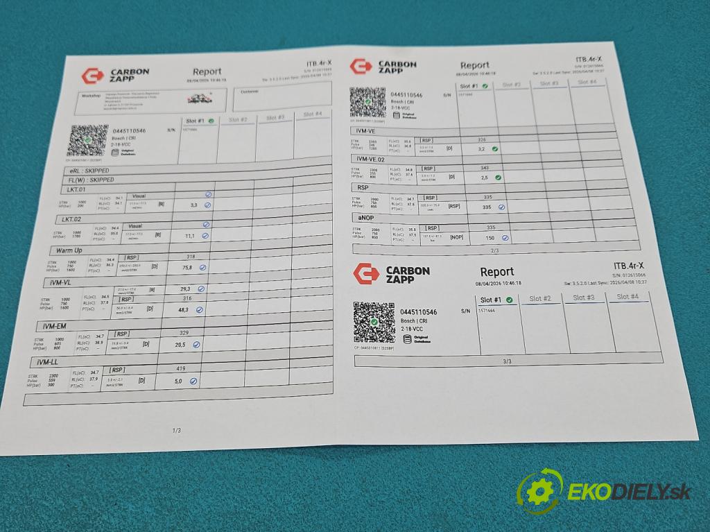 Nissan X-trail III T32 2013-2021 1.6 dci 131 HP automatic 96 kW 1598 cm3 5- vstrek 0445110546 (Vstrekovač paliva)