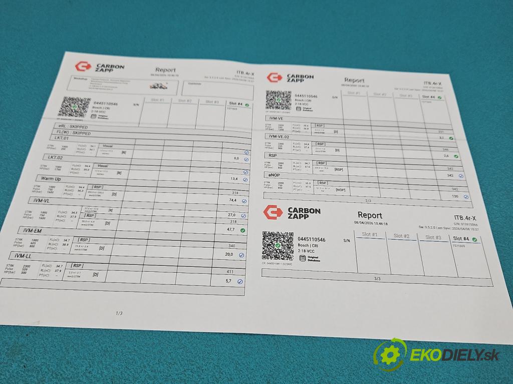 Nissan X-trail III T32 2013-2021 1.6 dci 131 HP automatic 96 kW 1598 cm3 5- vstrek 0445110546 (Vstrekovač paliva)