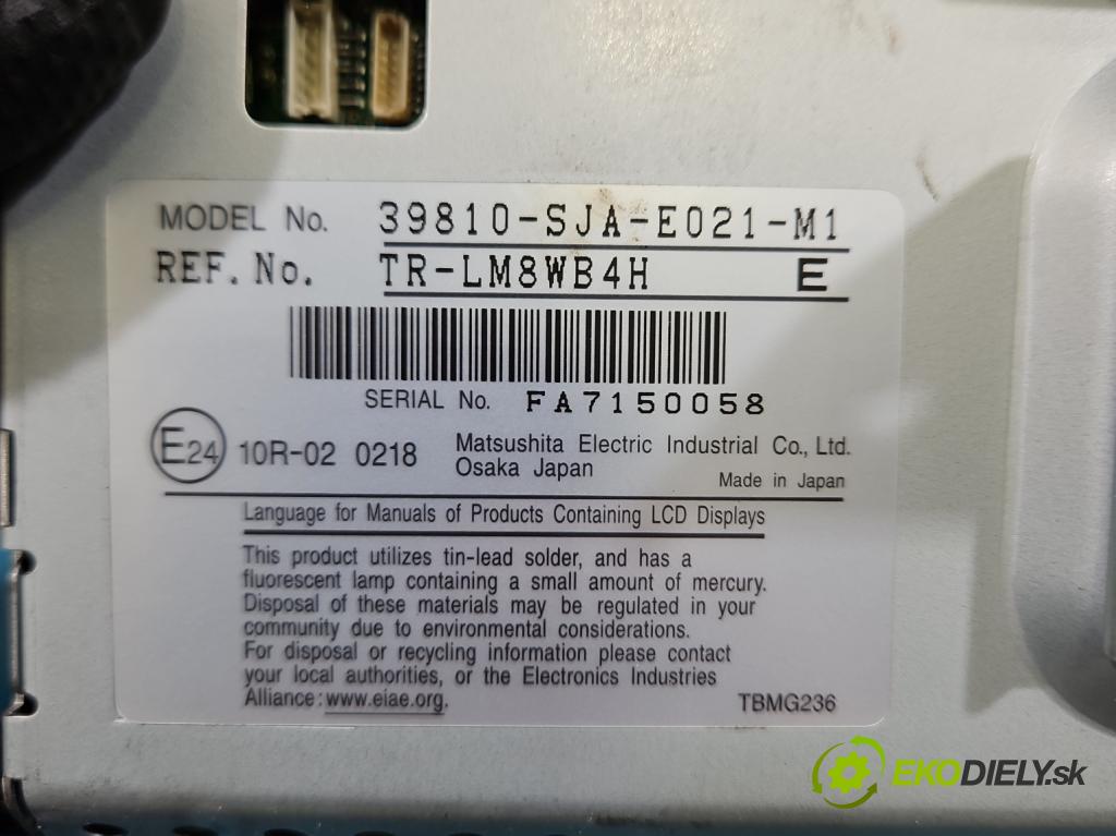 Honda Legend IV 2004-2012 3.5 V6 295HP automatic 217 kW 3471 cm3 4- Zobrazit: 39810-SJA-E021-M1 (Prístrojová doska)