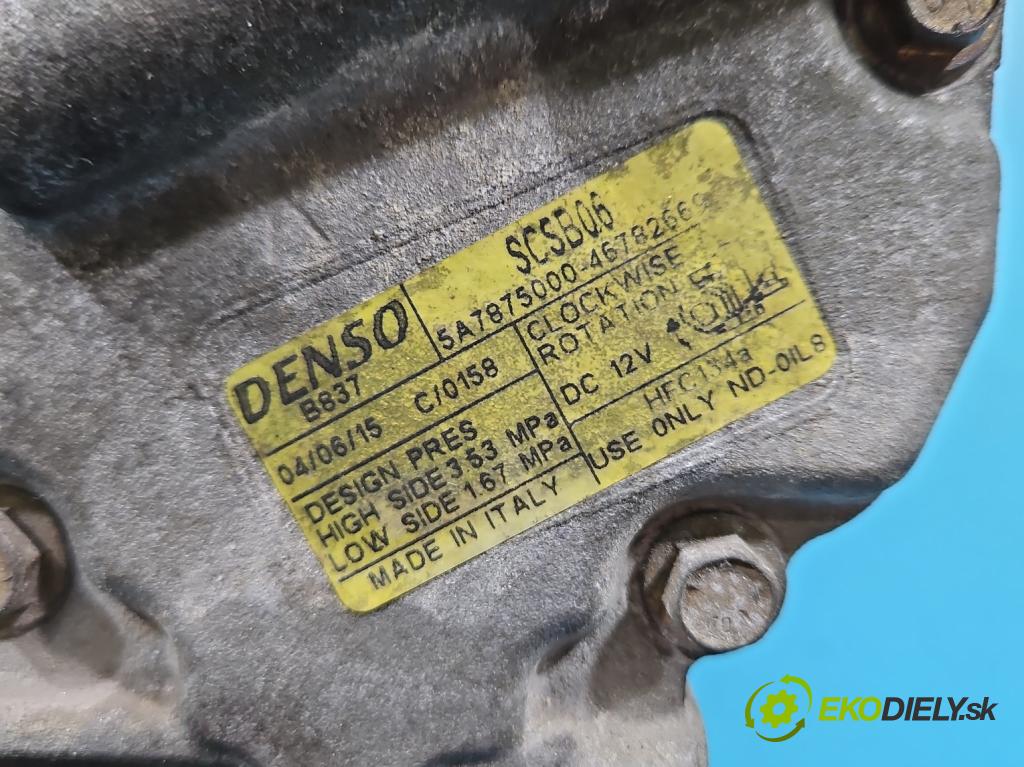 Lancia Ypsilon II 2003-2011 1.2 16V 80 HP manual 59 kW 1242 cm3 3- Kompresor: klimatizácie 5A7875000-46782669 (Kompresor klimatizácie)