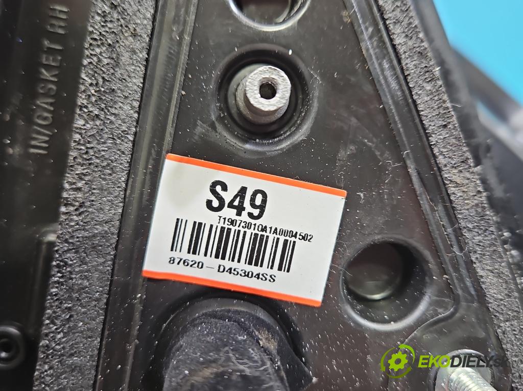 Kia Optima IV 2015-2020 1.6 T-GDI: 180 HP automatic 132.4 kW 1591 cm3 4- zrkadlo pravé  (Kľučka dverí ostatné)