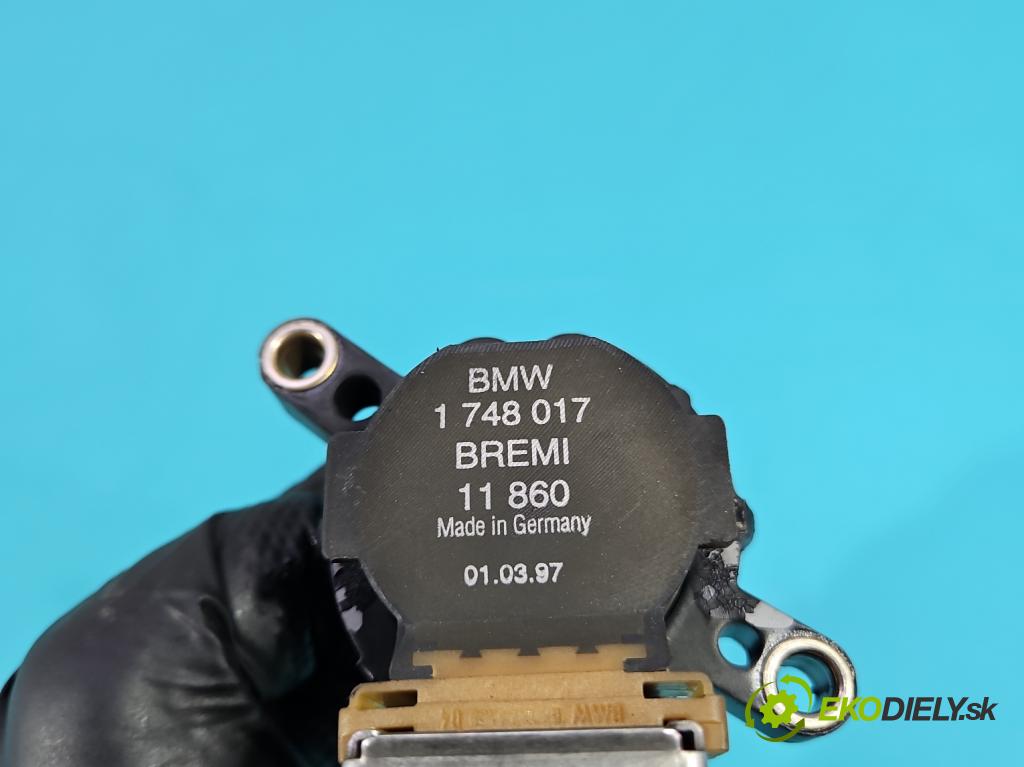 Bmw 5 E39 1996-2003 2.5 R6 170 hp automatic 125 kW 2494 cm3 4- cívka zapalovací 1748017 (Zážehová cívka)