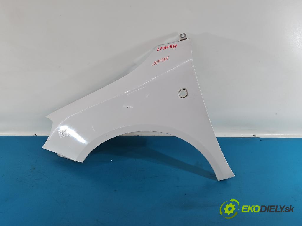 Skoda Fabia II 2007-2014 1.6 tdi CAYA 105 HP manual 77 kW 1598 cm3 5- blatník predné ľavý  (Blatník predný ľavý)