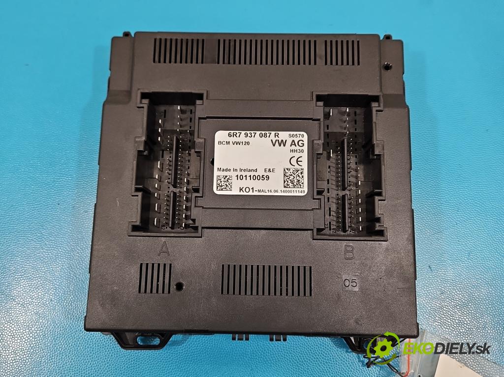 Skoda Fabia II 2007-2014 1.6 tdi CAYA 105 HP manual 77 kW 1598 cm3 5- riadiaca jednotka komfortu 6R7937087R