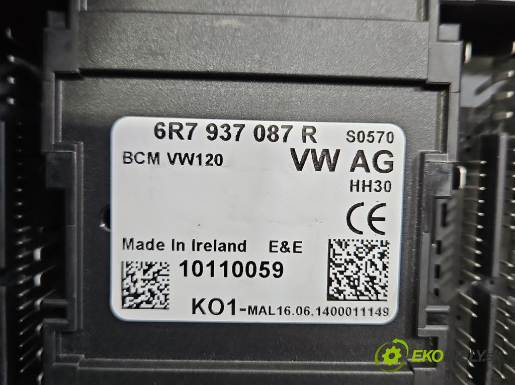 Skoda Fabia II 2007-2014 1.6 tdi CAYA 105 HP manual 77 kW 1598 cm3 5- riadiaca jednotka komfortu 6R7937087R