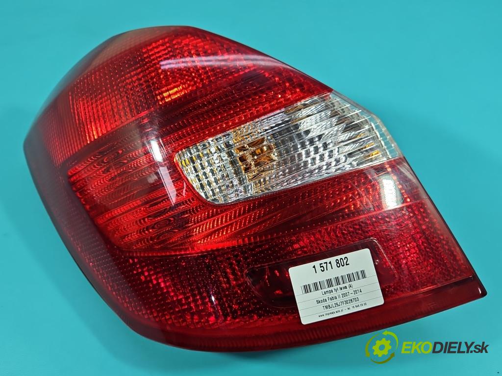 Skoda Fabia II 2007-2014 1.6 tdi 105 hp manual 77 kW 1598 cm3 5- světlo zadní levé 5J6945095 (Klika dveří ostatní)