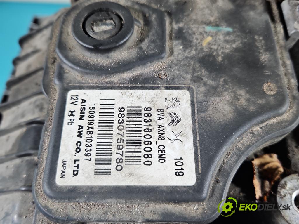 Peugeot 508 II 2018- 1.6 16V 181KM automatic 133 kW 1598 cm3 4- převodovka stupňová automat 20GT86