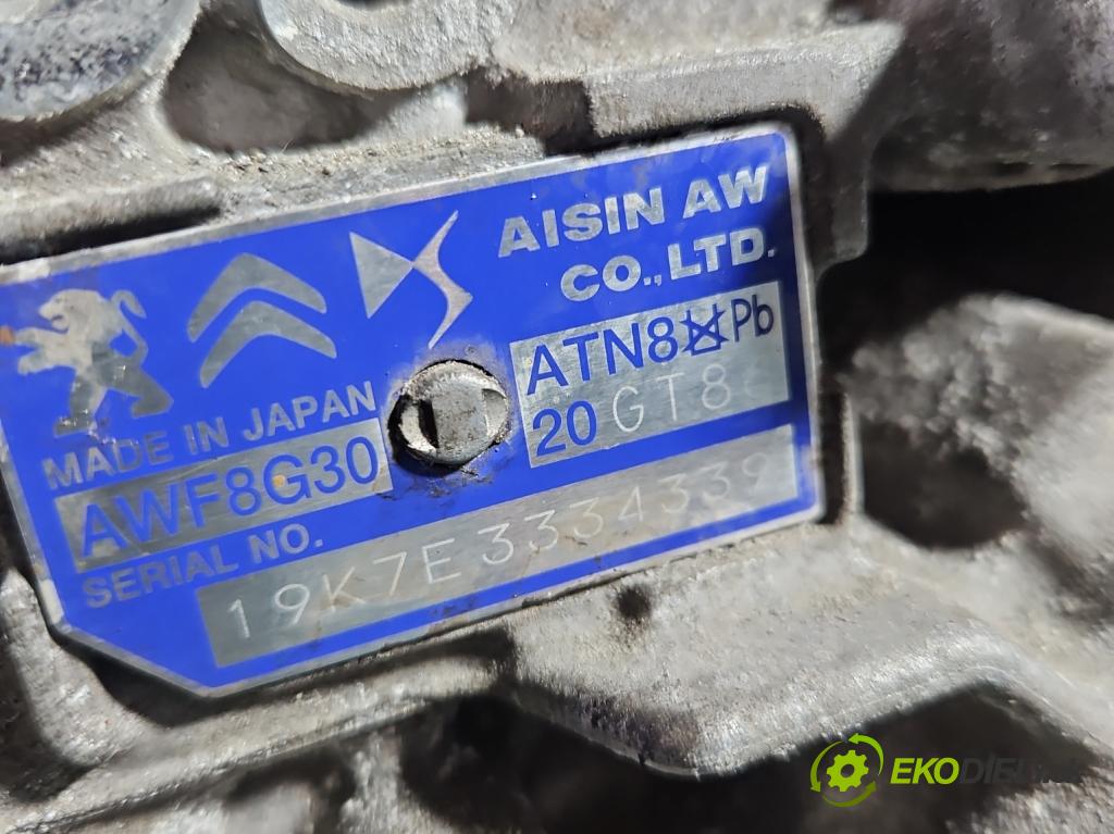 Peugeot 508 II 2018- 1.6 16V 181KM automatic 133 kW 1598 cm3 4- převodovka stupňová automat 20GT86