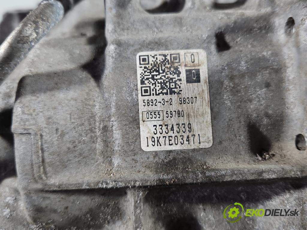 Peugeot 508 II 2018- 1.6 16V 181KM automatic 133 kW 1598 cm3 4- převodovka stupňová automat 20GT86