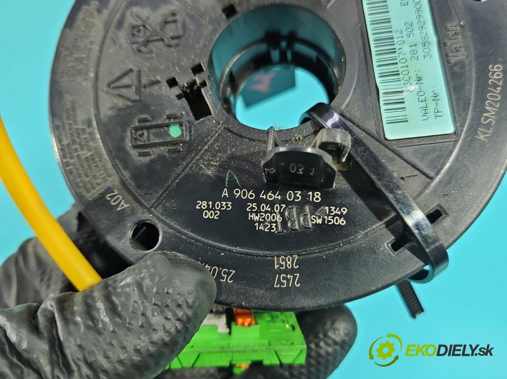 Mercedes Sprinter II 906 2006-  2.2 cdi 109 HP manual 80 kW 2148 cm3 5- Páska: airbag A9065402345 (Airbag)