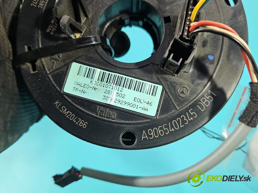 Mercedes Sprinter II 906 2006-  2.2 cdi 109 HP manual 80 kW 2148 cm3 5- Páska: airbag A9065402345 (Airbag)