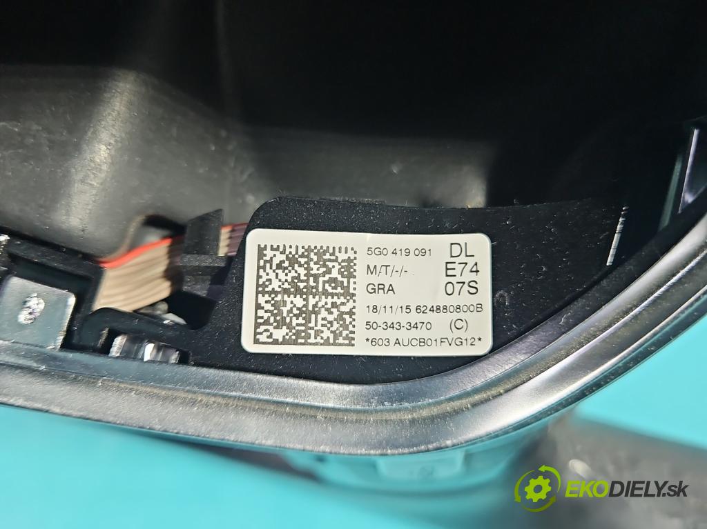 Vw Passat B8 2014 - 2.0 tdi 150 hp automatic 110 kW 1968 cm3 5- volant 5G0419091DL (Volant)