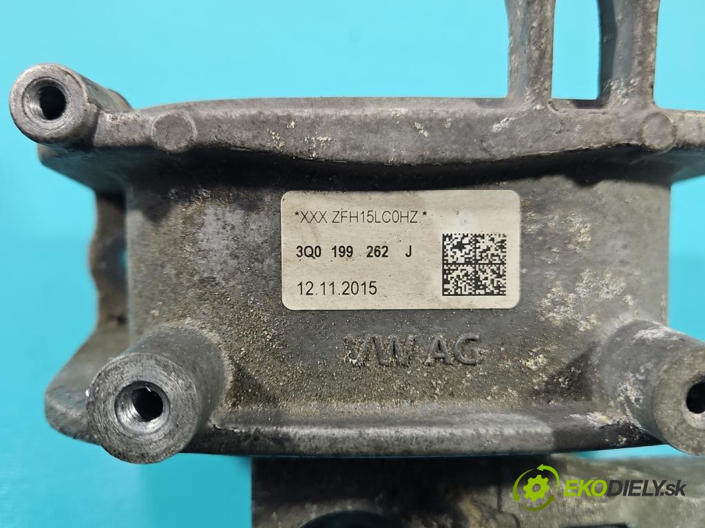 Vw Passat B8 2014 - 2.0 tdi 150 HP automatic 110 kW 1968 cm3 5- airbag motora 3Q0199262J (Držiak motora)