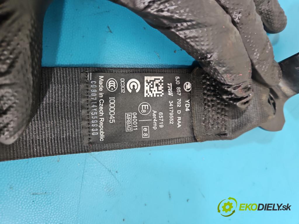 Skoda Fabia II 2007-2014 1.6 tdi CAYA 105 HP manual 77 kW 1598 cm3 5- airbag vzduchové soubor: 5JA880201D