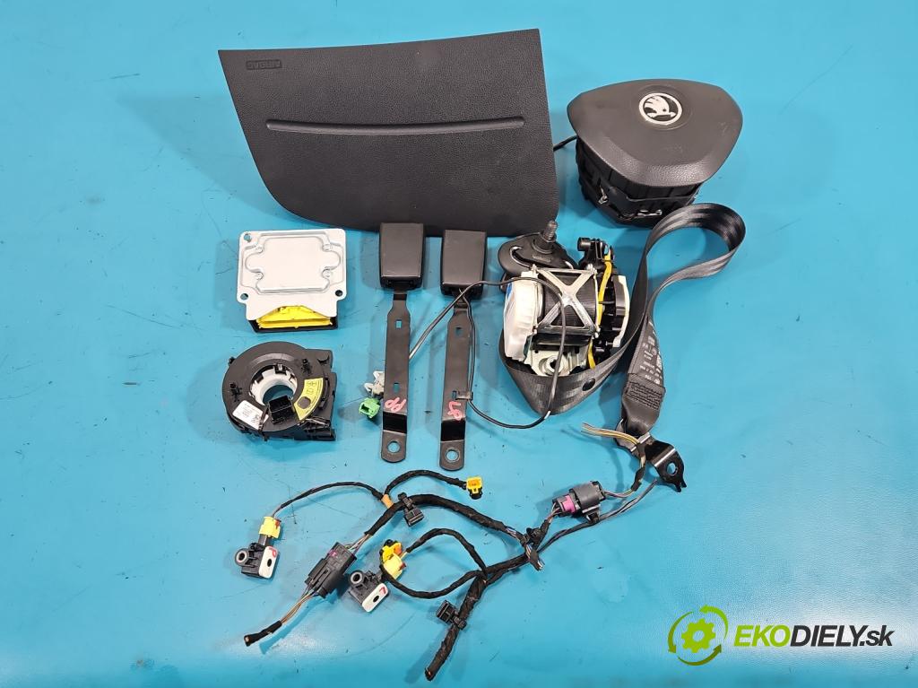 Skoda Fabia II 2007-2014 1.6 tdi CAYA 105 HP manual 77 kW 1598 cm3 5- airbag vzduchové soubor: 5JA880201D