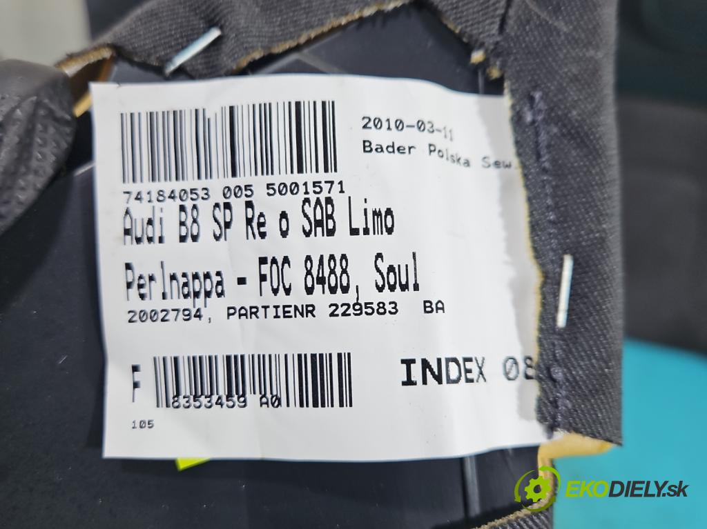 Audi A5 8T 2007-2016 3.0 tdi 239KM automatic 176 kW 2967 cm3 5- sedačke: komplet