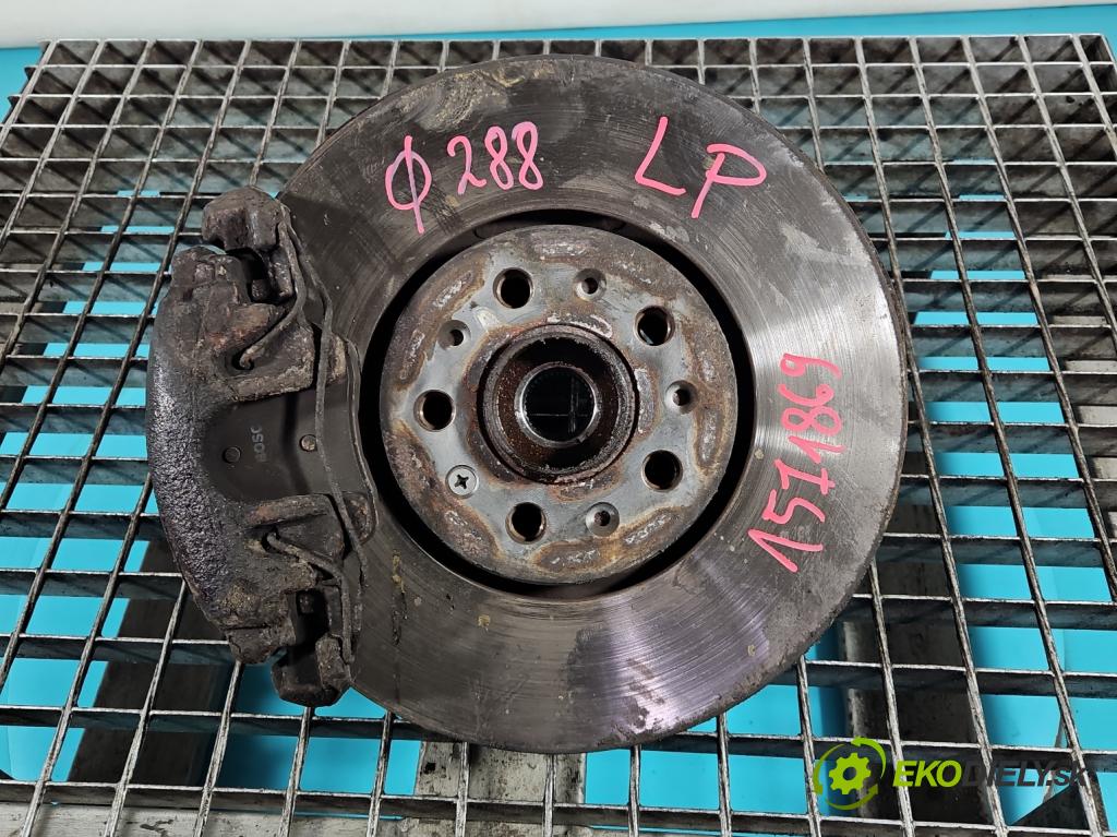 Skoda Fabia II 2007-2014 1.6 tdi CAYA 105 hp manual 77 kW 1598 cm3 5- náboj levé  (Náboj kola)