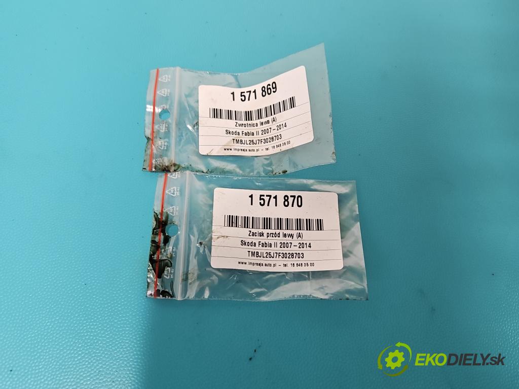 Skoda Fabia II 2007-2014 1.6 tdi CAYA 105 hp manual 77 kW 1598 cm3 5- náboj levé  (Náboj kola)